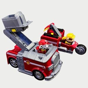 Paw‎ Patrol Firetruck 2-N-1 Transforming Firetruck & Motorcycle